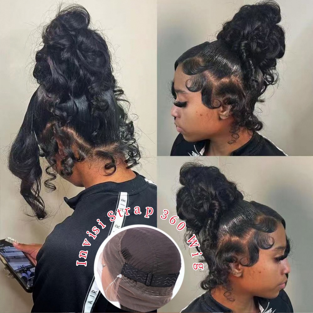 Eyelash Extension Natural Look - HD 360 Full Lace Wig with