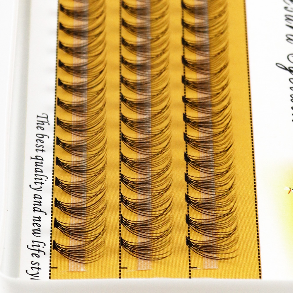 10D Faux Mink Eyelash Clusters - огляд і ціна Eyelash Extension Russian