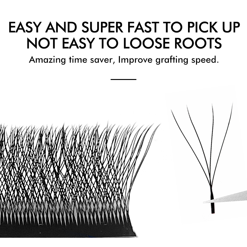 NATUHANA W-Shaped 4D 5D Volume - огляд і ціна Eyelash Extension Human Hair
