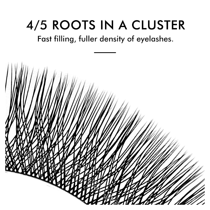 NATUHANA W-Shaped 4D 5D Volume - огляд і ціна Eyelash Extension Human Hair