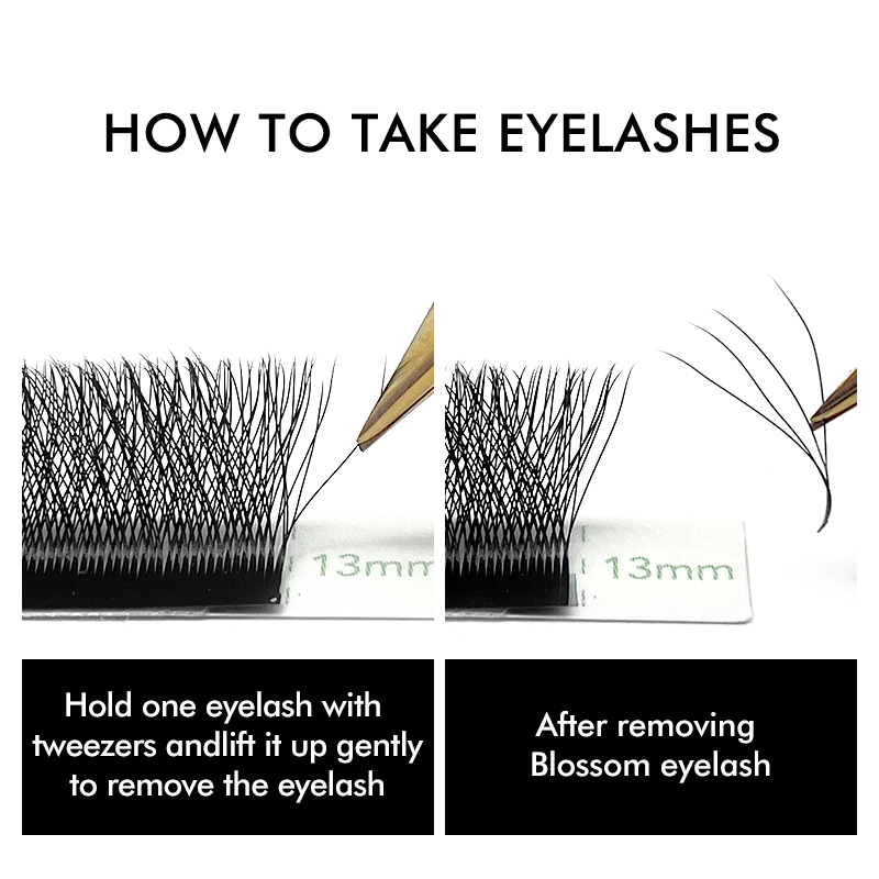 NATUHANA W-Shaped 4D 5D Volume - огляд і ціна Eyelash Extension Human Hair