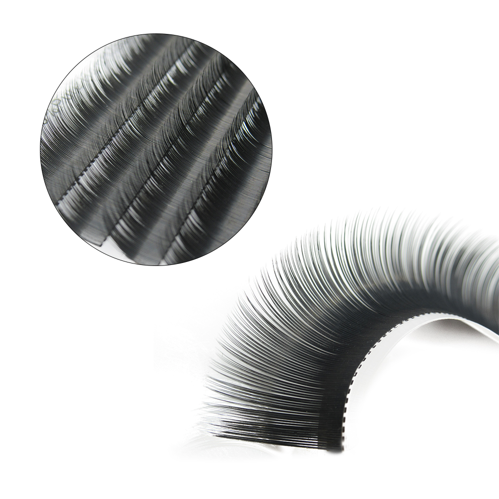 Quewel Ellipse Flat Eyelash Ex - огляд і ціна Eyelash Extension Human Hair