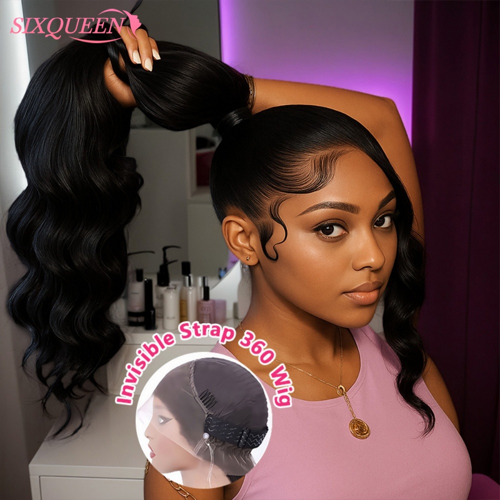 HD 360 Full Lace Wig with Invi - огляд і ціна Eyelash Extension Natural Look