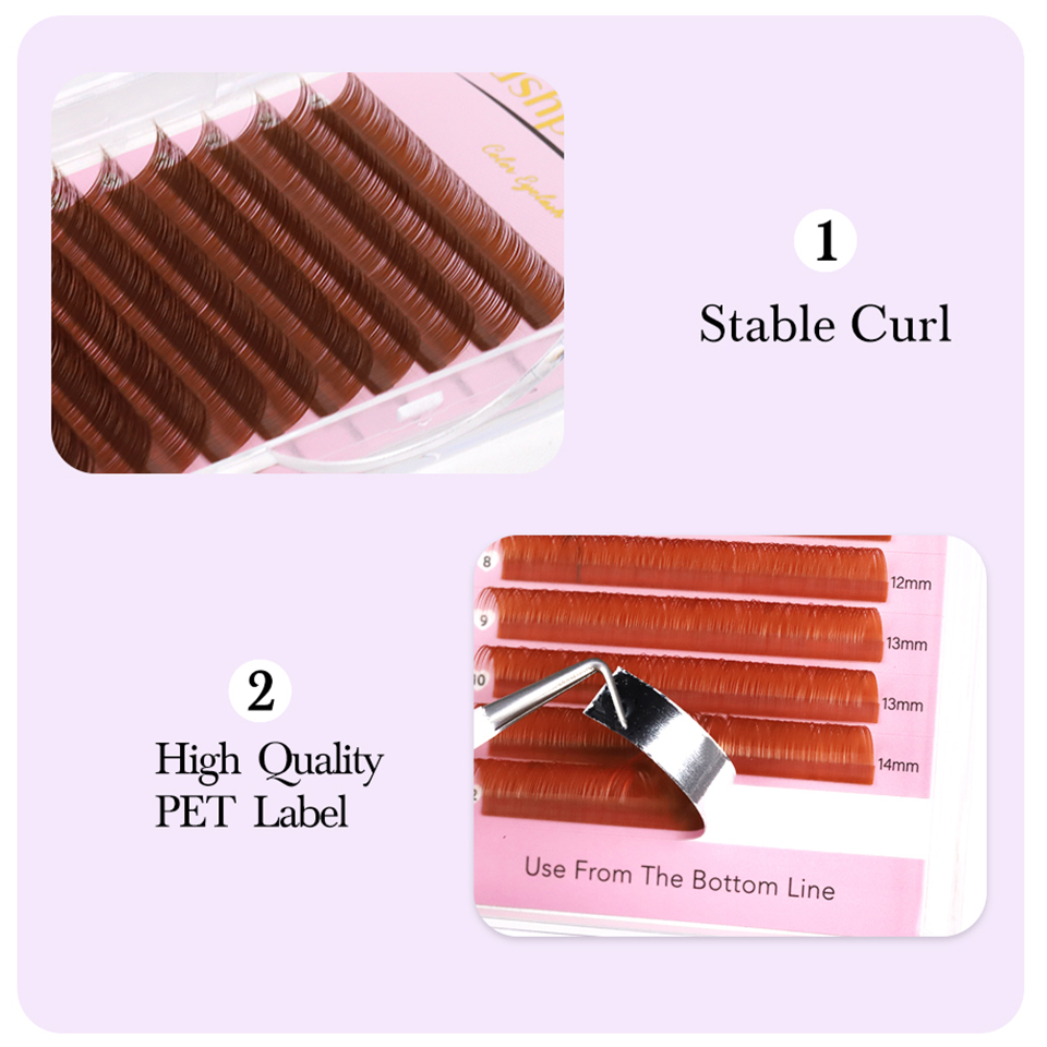 0.05 0.07 Light/Medium/Dark Br - огляд і ціна Eyelash Extension Russian