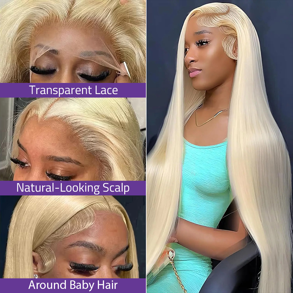 Blonde 613 Straight 13x4 Hd La - огляд і ціна Eyelash Extension Natural Look