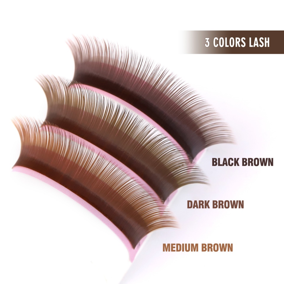 Lashprofessor J L M Curl Brown - огляд і ціна Eyelash Extension Russian