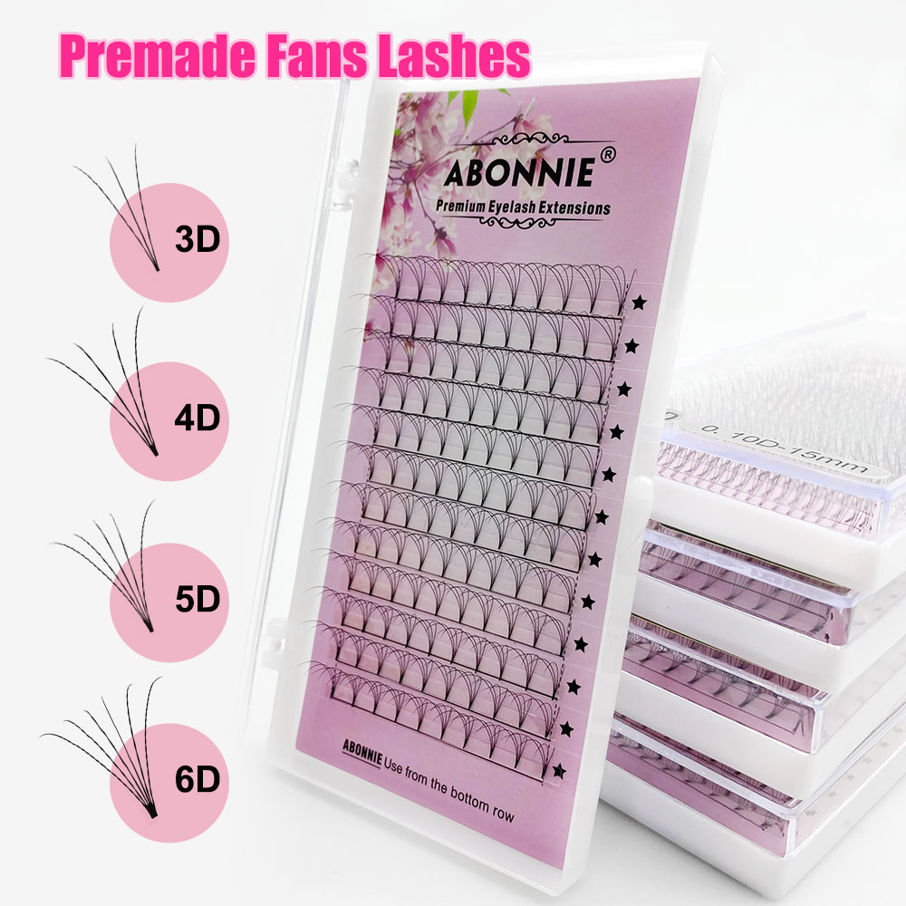 ABONNIE Velvet Short Stem Russ - огляд і ціна Eyelash Extension Russian