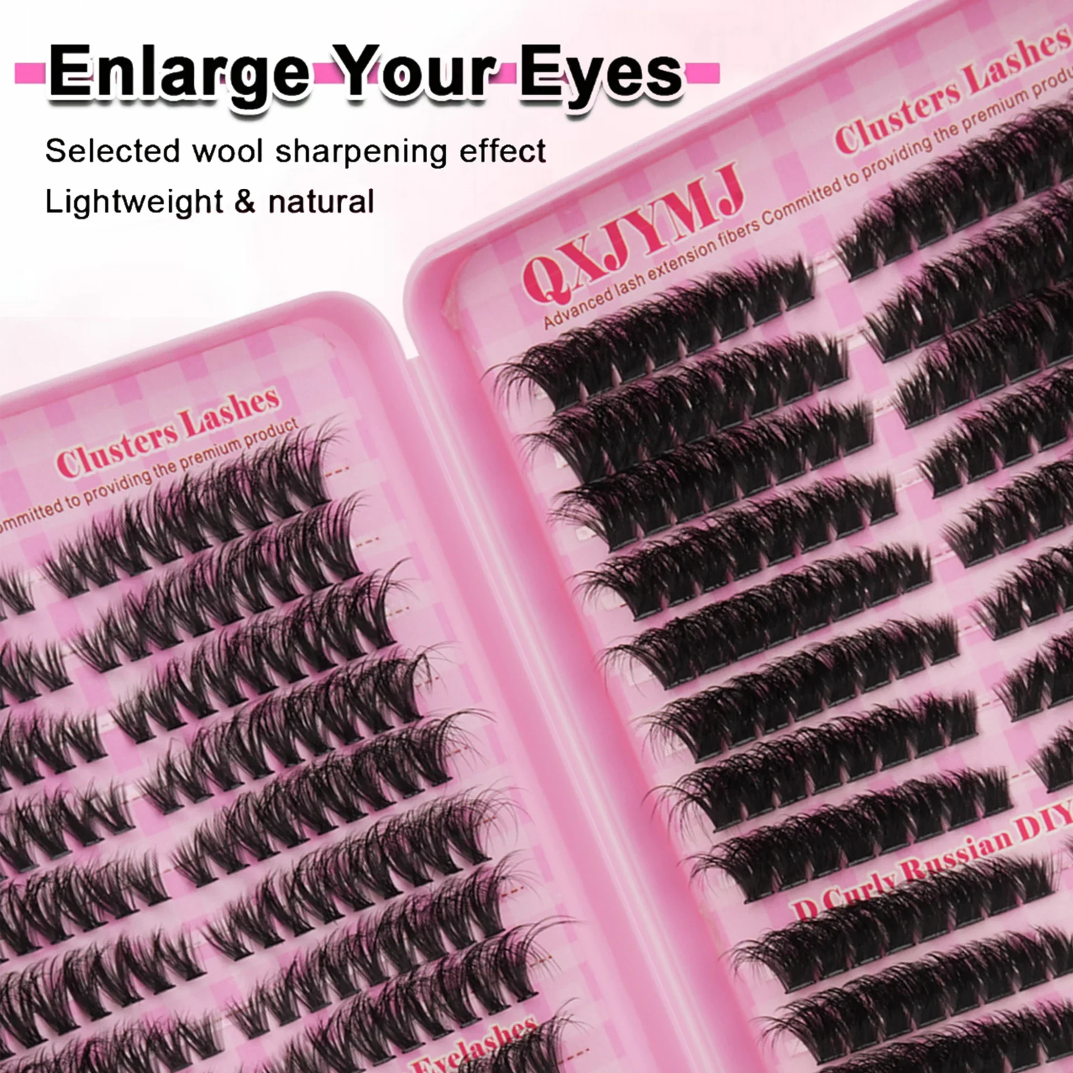 32 Rows D Curly Russian DIY Fa - огляд і ціна Eyelash Extension Russian
