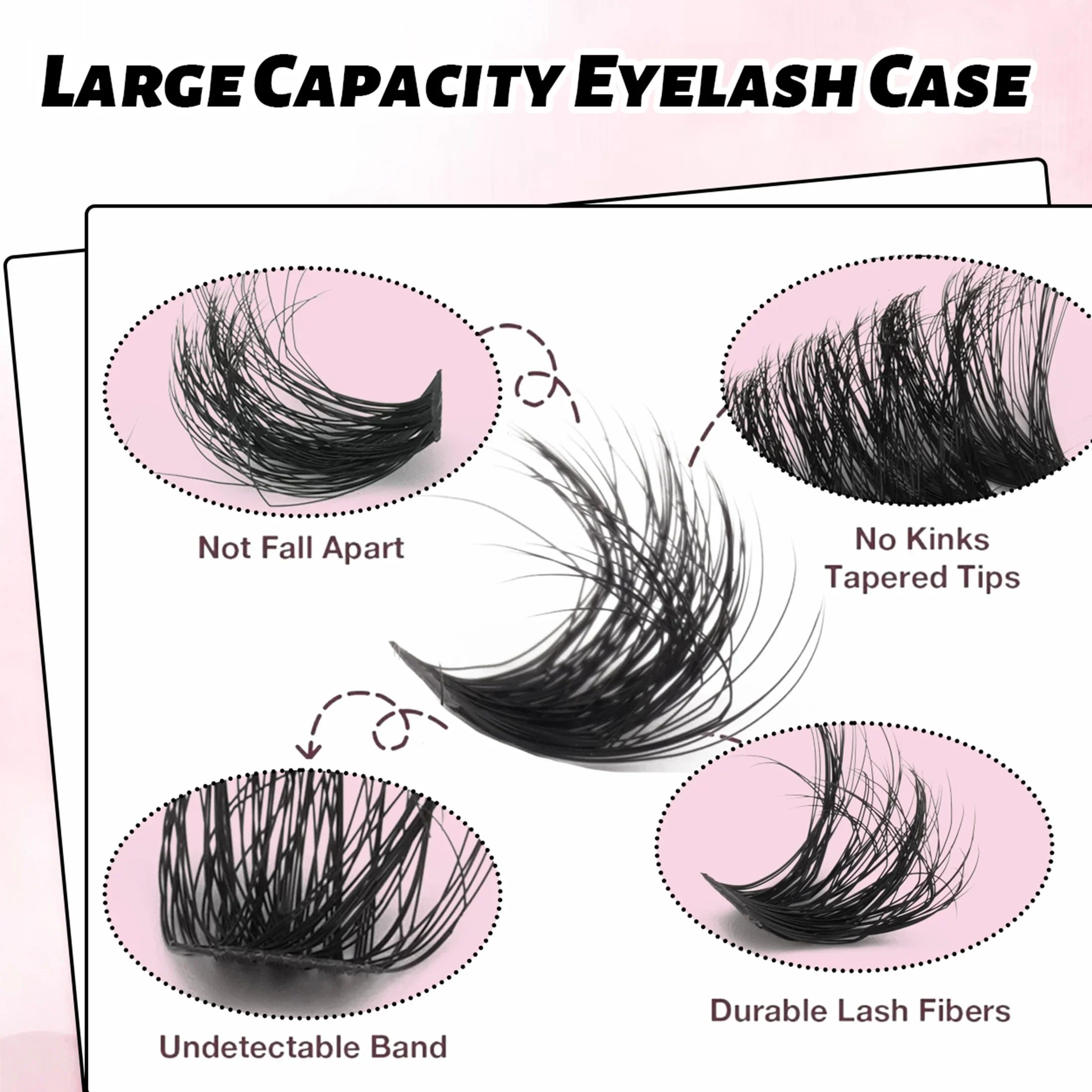 32 Rows D Curly Russian DIY Fa - огляд і ціна Eyelash Extension Russian