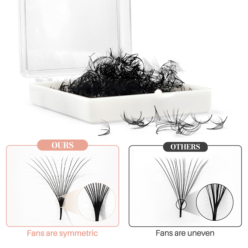500 Premade Loose Lashes Pro M - огляд і ціна Eyelash Extension For Asian Eyes