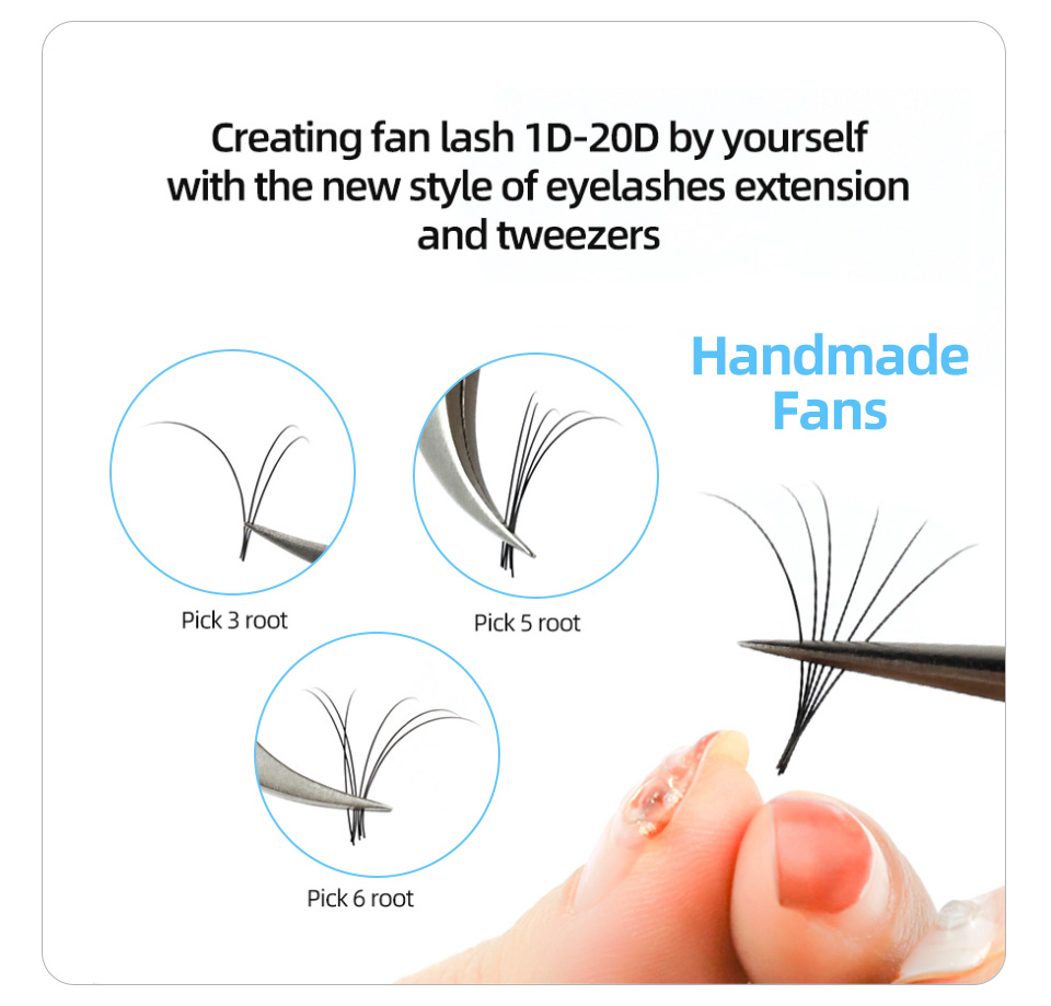 AGUUD 16 Rows Long 16-20mm Eye - огляд і ціна Eyelash Extension Human Hair
