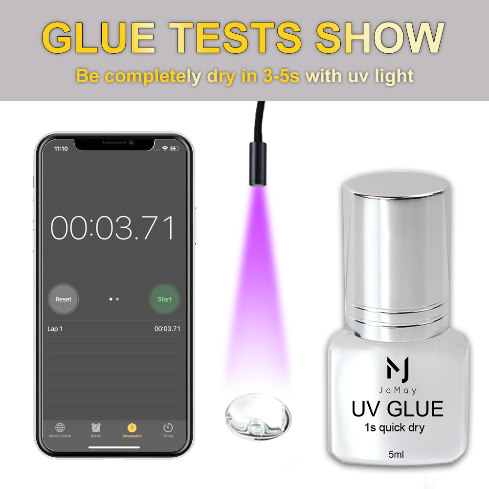 JOMAY UV Glue Strong Long Last - огляд і ціна Eyelash Extension Eye Irritation