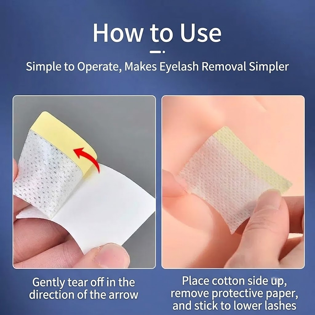 Lint-Free Under Eye Patches fo - огляд і ціна Eyelash Extension Eye Irritation