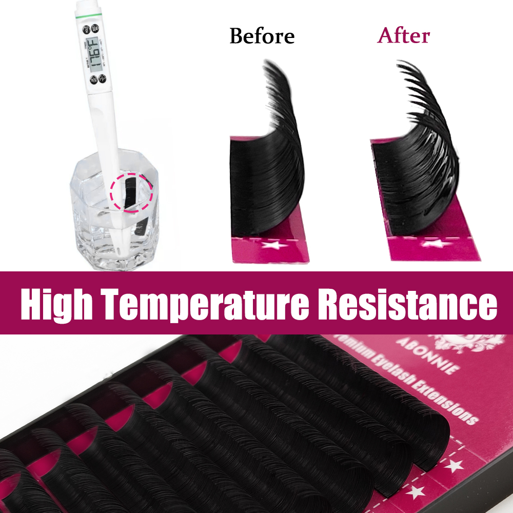 Abonnie 8-17mm Faux Individual - огляд і ціна Eyelash Extension Human Hair